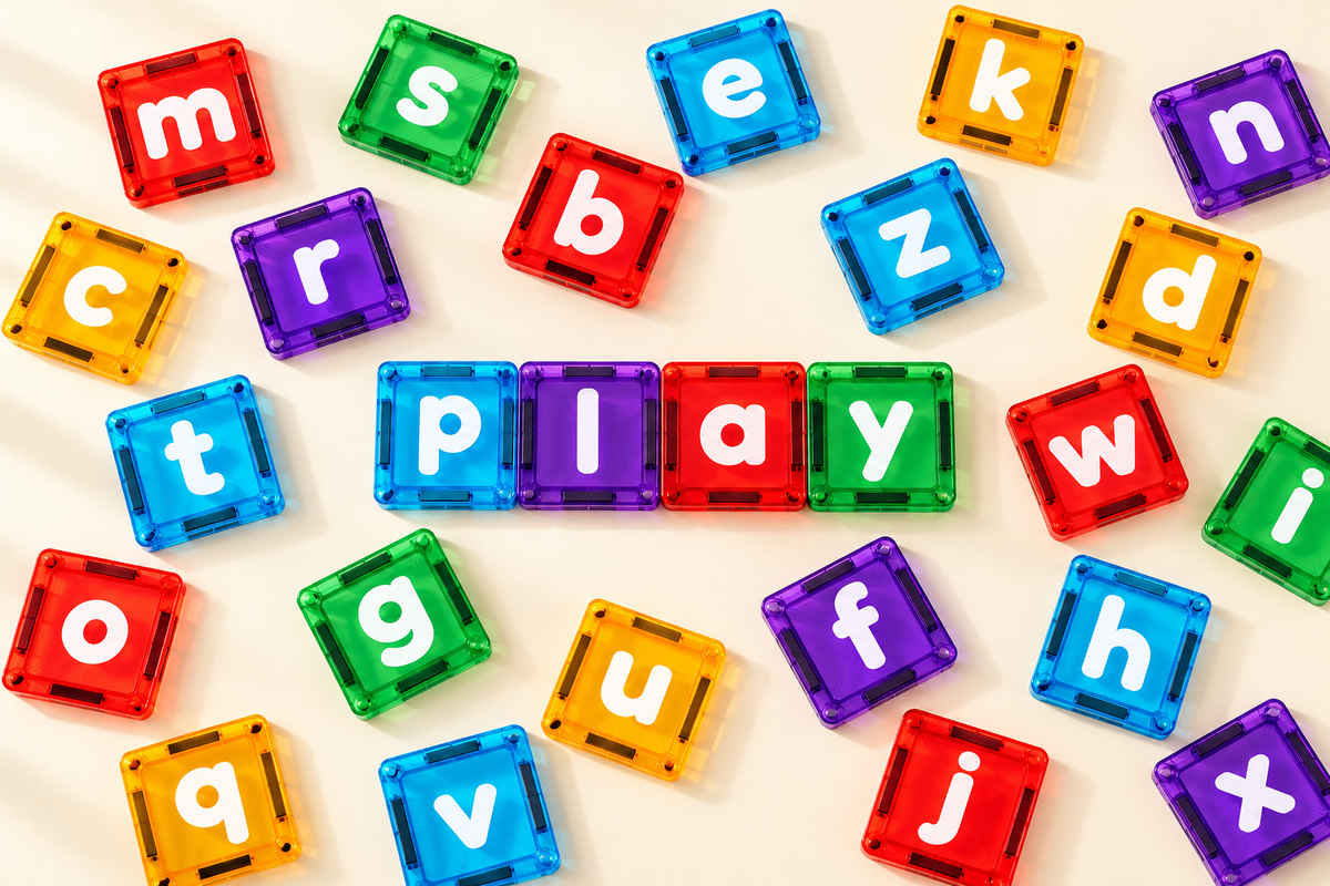 Little Minds Magnetic Alphabet Tiles